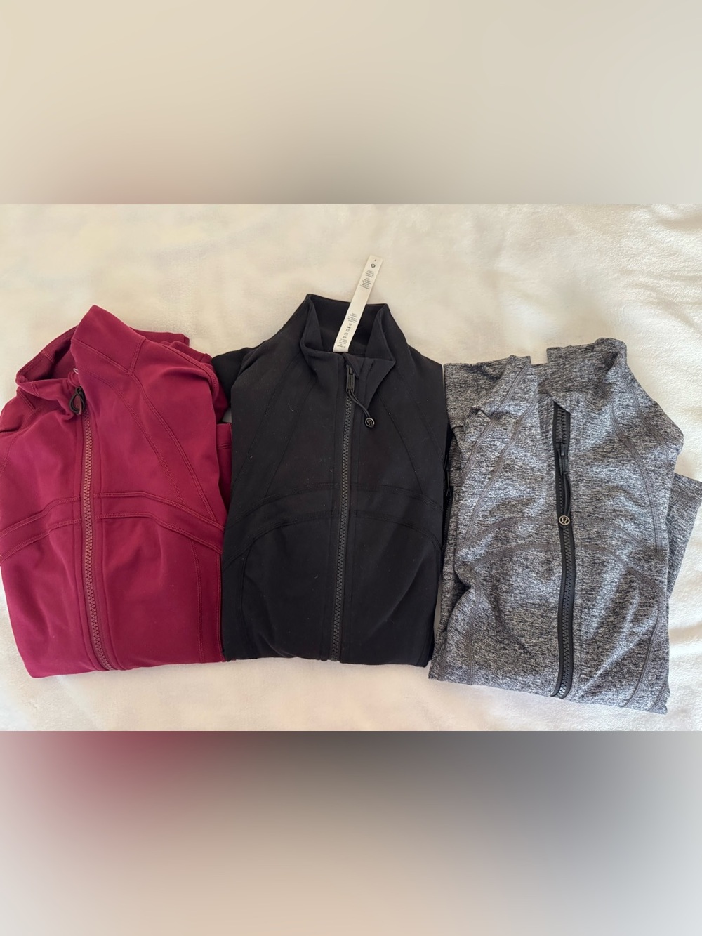 Lululemon Define Jackets- Black, Heather Gray, Burgundy